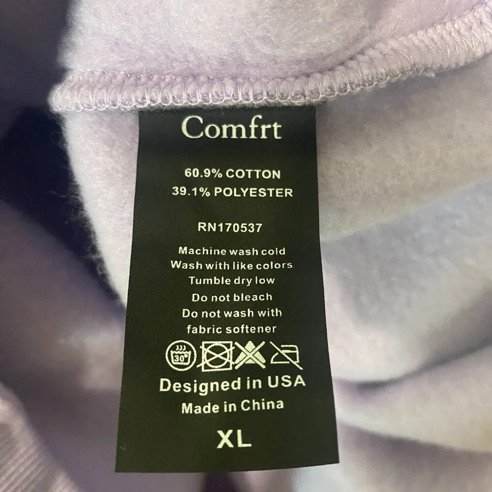 🗝️VIRAL🗝️Comfrt Set - Shorts & Sweater - Purple Pastel Collection - Picture 5 of 13